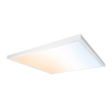 Imagem de Ultralux Painel de luz de montagem em superfície LED branco fosco 30W, 3000 lúmens, temperatura de cor ajustável 3000K/4000K/5000K, LED de luz de borda 120V, TRIAC regulável e sem cintilação, residencial e comercial
