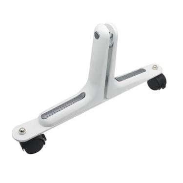 Imagem de FytStycale Suporte de tela para divisória de ambientes, base com pés, suporte para divisória de ambientes, base para tela, Branco