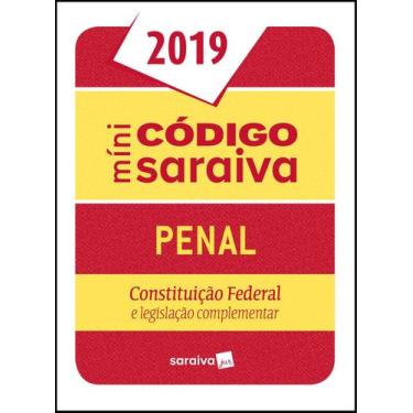 Imagem de Livro - Mini código Saraiva : Penal - 25ª edição de 2019