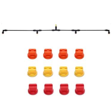 Imagem de Varinha de lança de pulverizador com 3 bocais de taxa de fluxo - Acessório de pulverização agrícola e de gramado de cobertura ampla para tratores/UTVs