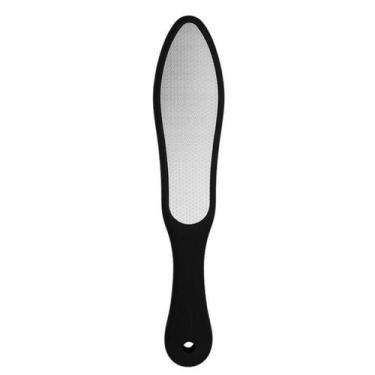 Imagem de arquivo de aço inoxidável frente e verso do pé 304 para remover a pele