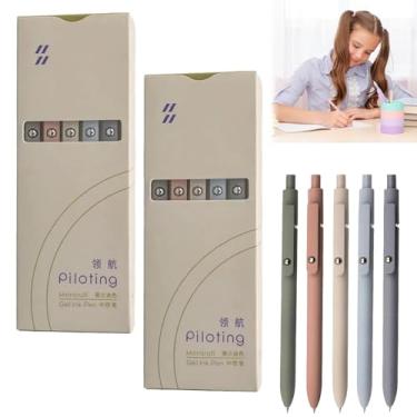 Imagem de Febher Canetas Zenith Zs12 Star Traveler, secam rapidamente, Zennyth Zs12 Startraveler Aurora Accent caneta de tinta de gel, aderência macia reduz a fadiga das mãos, canetas de gel Zenith escrita