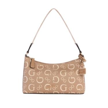 Imagem de GUESS Bolsa de ombro feminina com logotipo ampliado Astra Factory