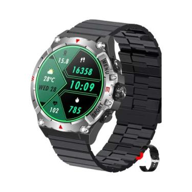 Imagem de Relógio Inteligente Militar Masculino Com Tela AMOLED, GPS, Bússola, A