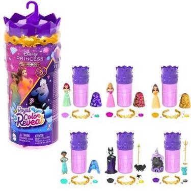 Imagem de Boneca Disney Princesas Royal Color Reveal nova série - Mattel HWX09