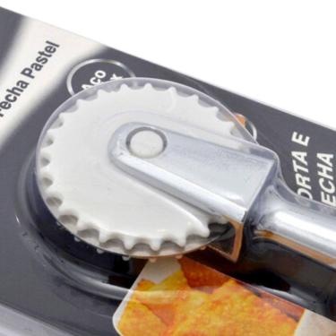 Imagem de Cortador pastel e massas carretilha corta e fecha