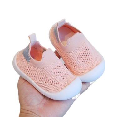 Imagem de Tênis Sapatinho Meia Infantil Antiderrapante Flexível Primeiros Passos