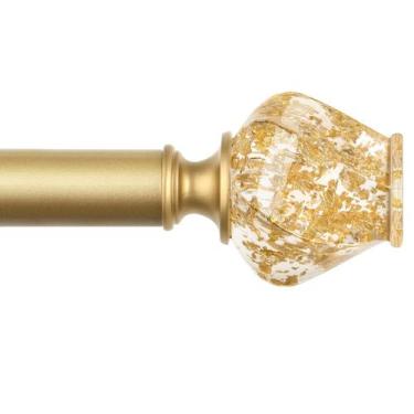 Imagem de Varão de cortina HOTOZON Gold 81 a 147 cm Heavy Duty para janelas