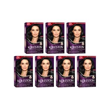 Imagem de Coloraçao Koleston 1.0 Preto Infinito - Kit C/7Un