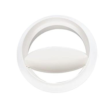 Imagem de Amortecedor backdraft 6 Polegada abs bloqueador de fluxo de ar uma maneira rolha de rascunho para secador exaustor duto conector acessório