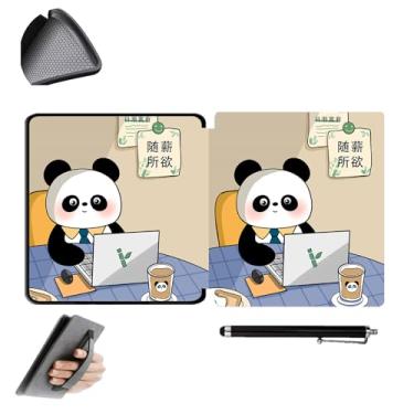 Imagem de GUKSRASO Capa para Kindle Oasis 10ª/9ª Geração (Modelo: CW24WI/S8IN4O) - Compatível com 7 Polegadas, Material TPU à Prova D'água, com Alça de Mão e Caneta Stylus