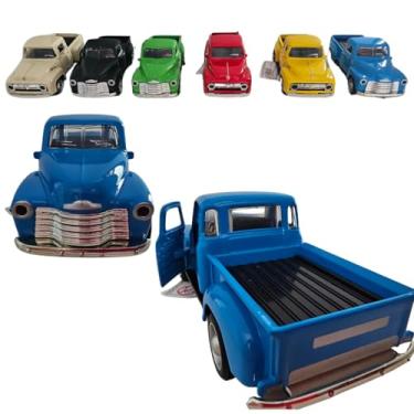 Imagem de Caminhonete Miniatura Colecionável Brinquedo Carrinho Metal À fricção Abre Portas (Vermelho)