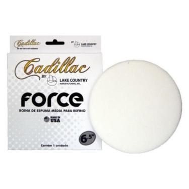 Imagem de Boina de Espuma Branca Refino Force 6,5" - Cadillac