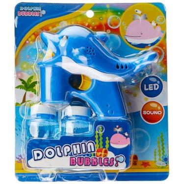 Imagem de Brinquedo Infantil Golfinho Solta Bolha Com Luz E Som