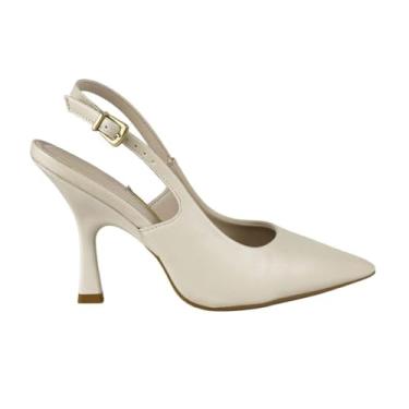 Imagem de Sapato Scarpin Vizzano Slingback Salto Alto Fino