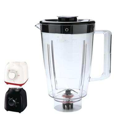 Imagem de Copo para Liquidificador Compatível com Modelos Walita Daily RI2101 RI2102 RI2103 Transparente Cristal Tampa Preta
