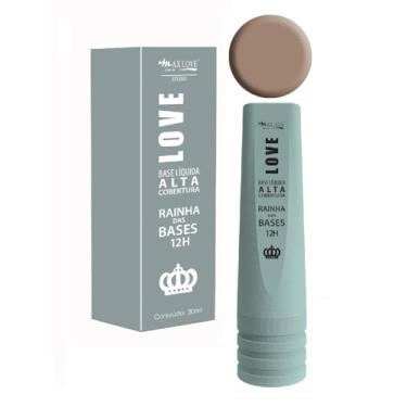 Imagem de Base Líquida Alta Cobertura Rainha Das Bases 12 Horas Cor 610,Max Love