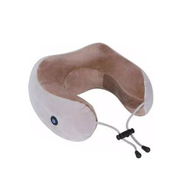 Imagem de Massageador Para Pescoço Almofada Formato U Macia Relaxante