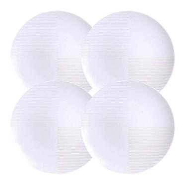 Imagem de Jogo De Pratos Rasos Jantar Santorini 28Cm 4 Pçs Tramontina