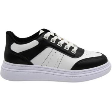 Imagem de Tênis Casual Moleca Atacadores Metalizados Acolchoado Feminino-Feminino