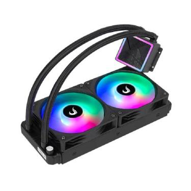 Imagem de Water Cooler Rise Mode Black 240mm RGB Rainbow RMWCB02RBW