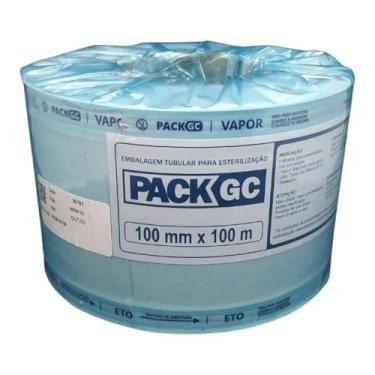Imagem de Rolo para Esterilização em Autoclave, 10 cm x 100 m, Papel Grau para Alicate e Instrumentos