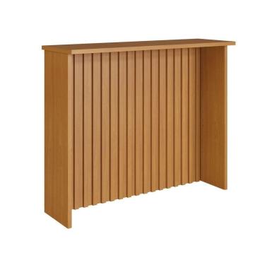 Imagem de Bancada Munique Ripada 1,28 Freijó - Indekes