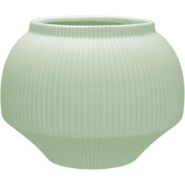 Imagem de Vaso Decorativo Enfeite Redondo Home&co Cerâmica 12x15 Verde