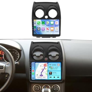 Imagem de Para rádio Nissan Rogue 2008-2013, DSP EQ integrado Android 13 estéreo para carro com carplay sem fio Android Auto, 5.0 Bluetooth, tela sensível ao toque IPS HD de 9 polegadas, GPS, FM/RDS 26UIs WiFi