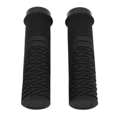 Imagem de SPYMINNPOO Punhos de Bicicleta, Trava única de Resina Resistente Em Punhos de Guiador para Bicicletas de Montanha, Scooters BMX, Design Antiderrapante Leve para Maior Segurança e Conforto de