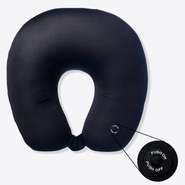 Imagem de Almofada Pescoço Preta - Zonacriativa Almofada Pescoço Massageadora Preta - Zonacriativa