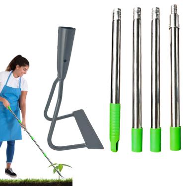 Imagem de Ferramenta manual para remoção de ervas daninhas, ferramenta para remoção de grama, Capinador manual de jardim, Capinador multifuncional de mão para jardim, enxada portátil para plantio e remoção de e