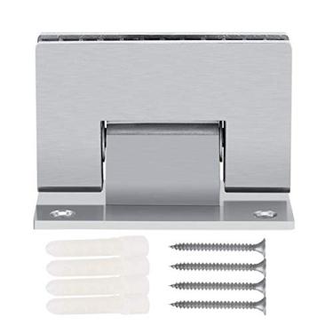 Imagem de Braçadeira de vidro de vidro de 90 graus de vidro Durável 8-10 mm de aço inoxidável de aço inoxidável muro de suporte sem moldura para vidro acessórios de porta de banho YYDFPIIA