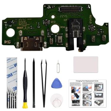Imagem de Substituição da porta de carregamento compatível com Galaxy A14 5G US Variants SM-A146P Series, inclui guia e ferramentas