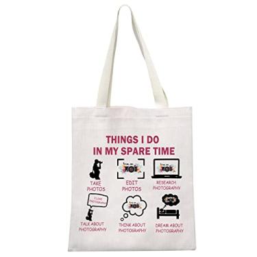 Imagem de MEIKIUP Bolsa De Viagem Para Artigos Higiene Pessoal Fotógrafos, Presentes Amantes Da Fotografia, Coisas Que Faço Nas Horas Vagas, Presente Câmeras (Fotógrafo Reserva)