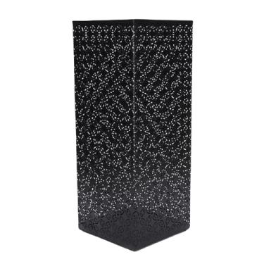 Imagem de KUIDAMOS Rack de Suporte de Guarda-chuva de Metal Oco para Organizador de Entrada Com Revestimento Robusto para Hotel de Escritório Doméstico, Porta-guarda-chuva de Liga para Homens e Mulheres (Preto)