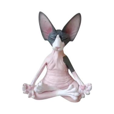 Imagem de Escultura De Arte Decorativa Para Jardim Exterior, Figura De Gato Sphy