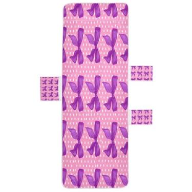 Imagem de STAYTOP Capa de toalha de cadeira de descanso 215,88 cm x 76,2 cm, capa de espreguiçadeira macia, capas de cadeira de praia com bolsos para jardim ao ar livre, pátio, pátio, banhos de sol, fita de