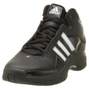 Imagem de adidas Tênis de basquete masculino Blind Side 2, Preto/branco/prata, 9.5
