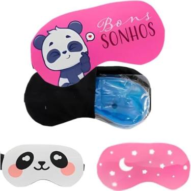 Imagem de Máscara de Olhos de Dormir Descanso com Gel Premium, 19x10 Cm, Morna e Fria, Ajustável, 01 Unidade, Felix Magazine (Menina)
