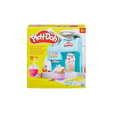 Imagem de Play-Doh Cafeteria Colorida - Brincar de Cafeteria - Kit com 5 Cores de Massa de Modelar e Acessórios, para Crianças acima de 3 anos, Presentes Criativos para Meninos e Meninas