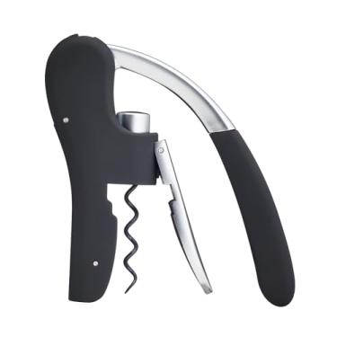 Imagem de BarCraft KCBCAUTOPULL Saca-rolhas de Vinho Deluxe com Cortador de Papel Alumínio Embutido, Prata