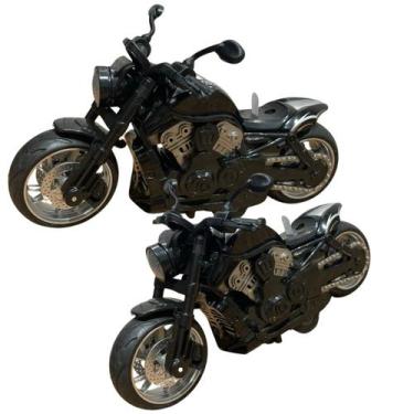 Imagem de Miniatura Moto Harley Escala 11.2 Colecionadores Fricção, Luz e Som - 