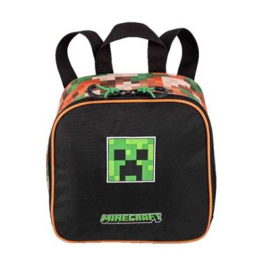 Imagem de Lancheira Infantil Escolar Grande Minecraft X Outdoors - Sestini