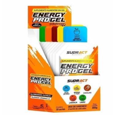 Imagem de Energy Pro Gel 10 Sachês 30g Mix De Sabores-Unissex