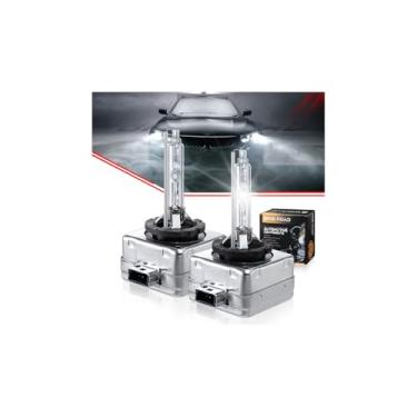 Imagem de BINB ROAD Lâmpadas de farol de xenon HID D1S 6000K branco puro – Substituição OEM 35W – Plug & Play – Alto brilho e feixe transparente – Par (2 lâmpadas)