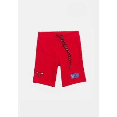 Imagem de Bermuda NBA Moletom Juvenil Logo Masculino-Masculino