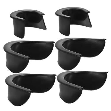 Imagem de ibasenice Conjunto de 6 peças de forros de mesa de bilhar com cola protetora para a boca para acessórios de bilhar forro de buraco de sinuca profissional acessórios de mesa de bilhar