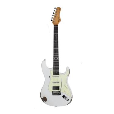 Imagem de Guitarra tagima Tga-580 Off White OW Escala Escura Escudo MG 2s 1h