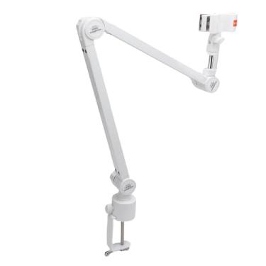 Imagem de Jopwkuin Suporte Flexível Resistente do Braço do Microfone da Montagem da Mesa para Microfones de 32-60mm, Rotação de 360 ​​° Ajustável para Estúdios de Transmissão